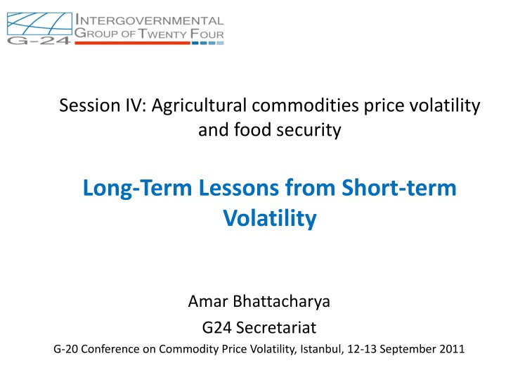 session iv agricultural commodities price