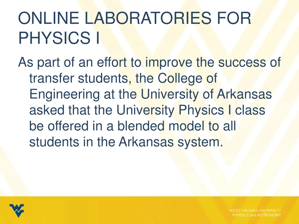 online laboratories for physics i as part