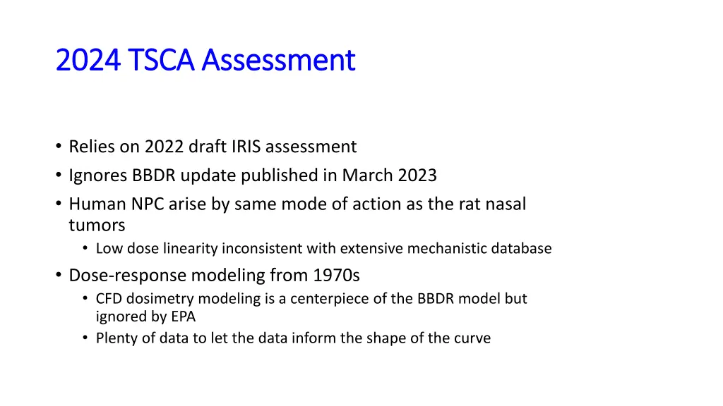 2024 tsca assessment 2024 tsca assessment