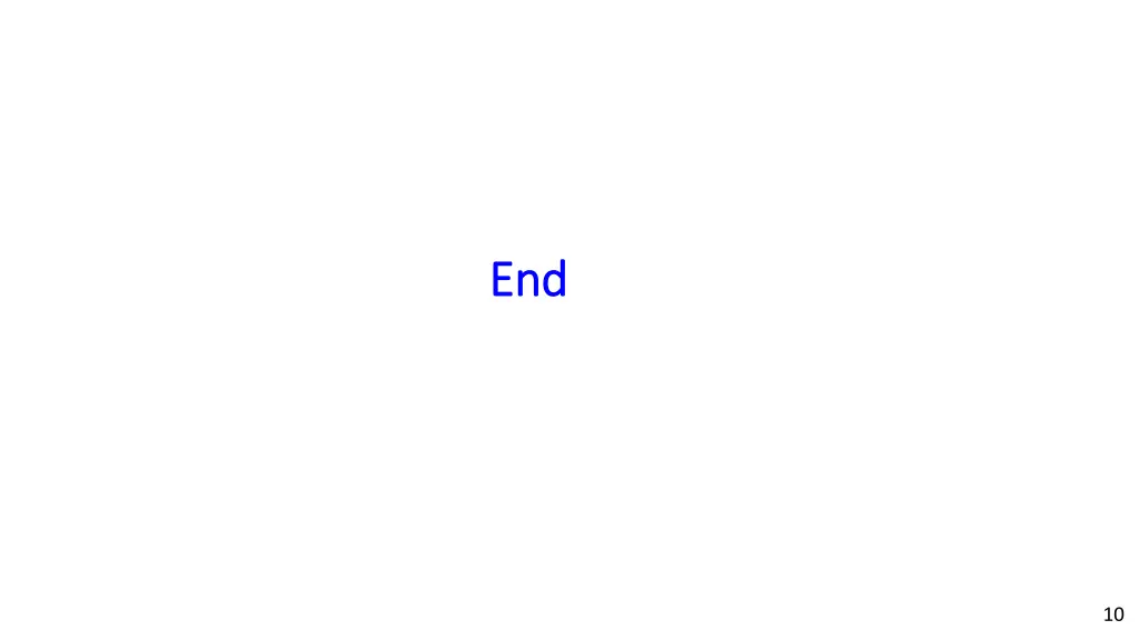 end end