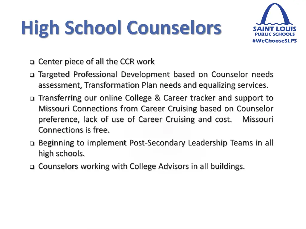 high school counselors