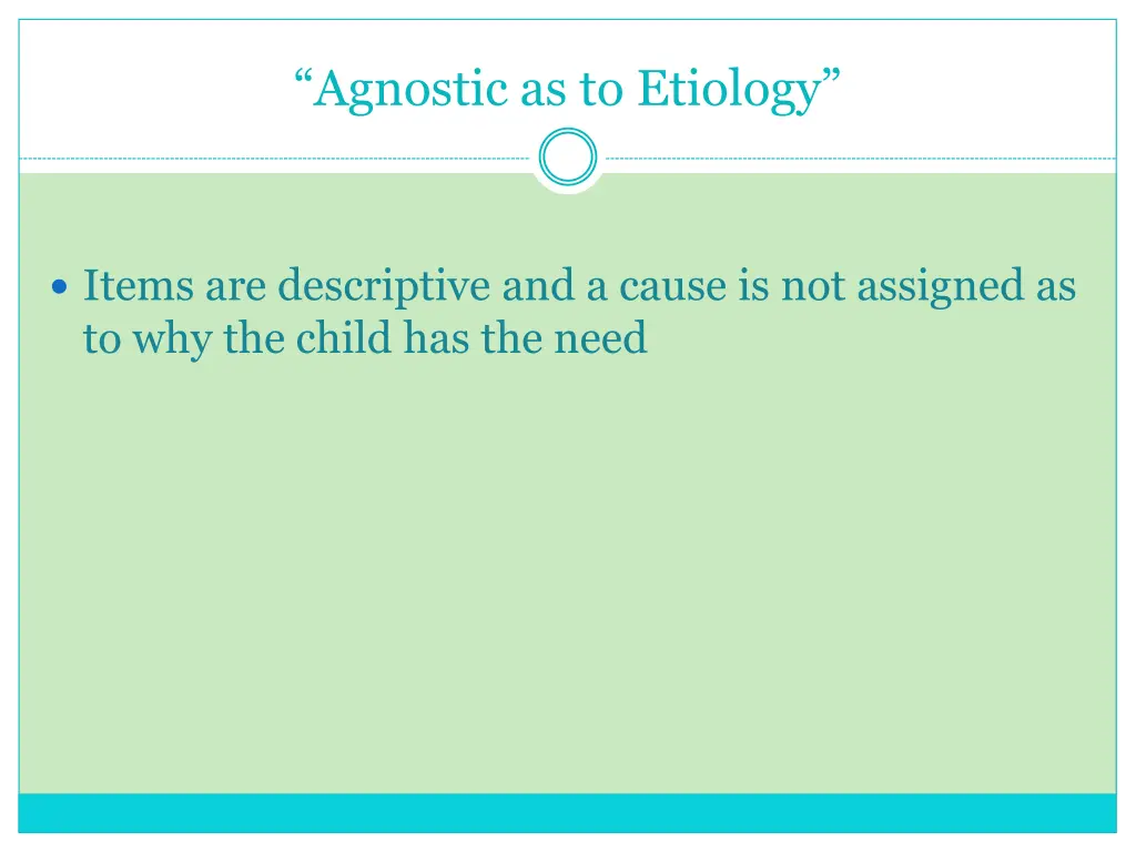 agnostic as to etiology