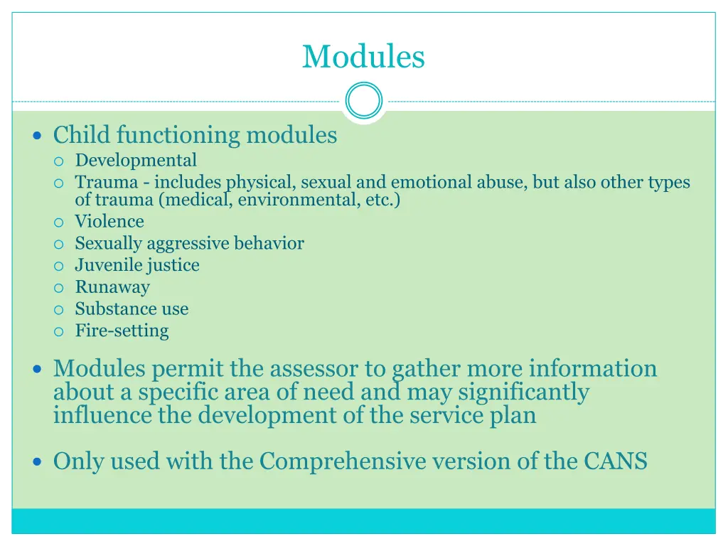 modules