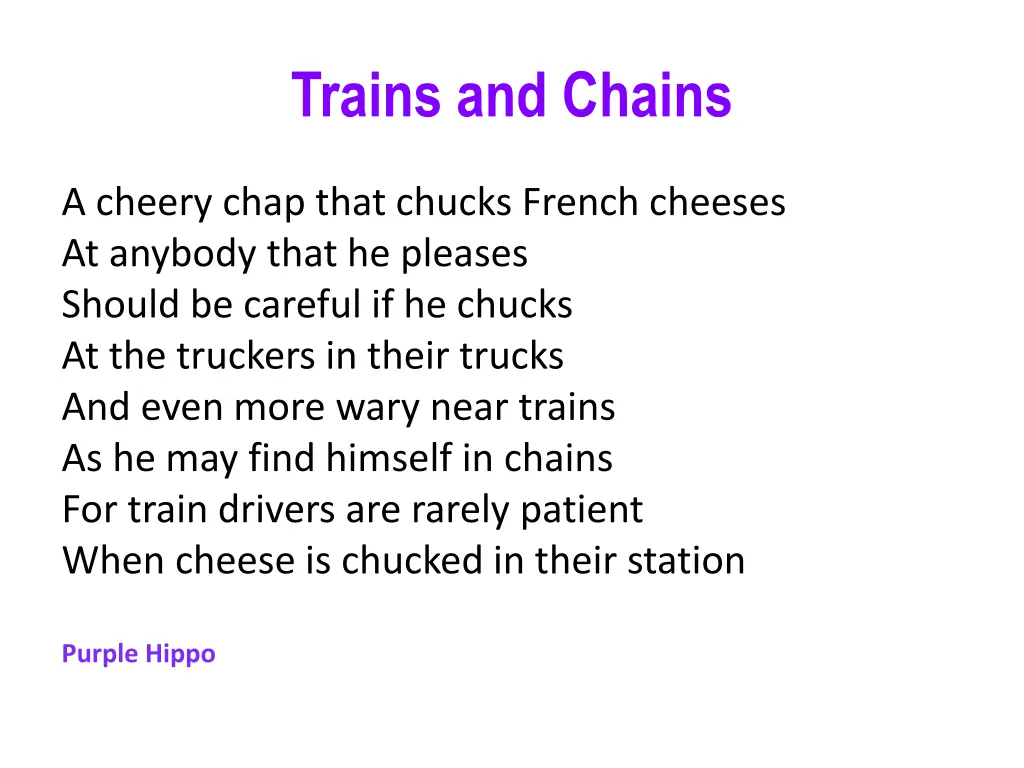 trains and chains 2