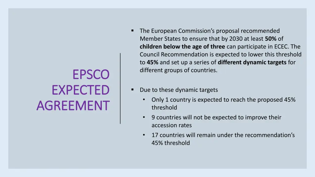 the european commission s proposal recommended