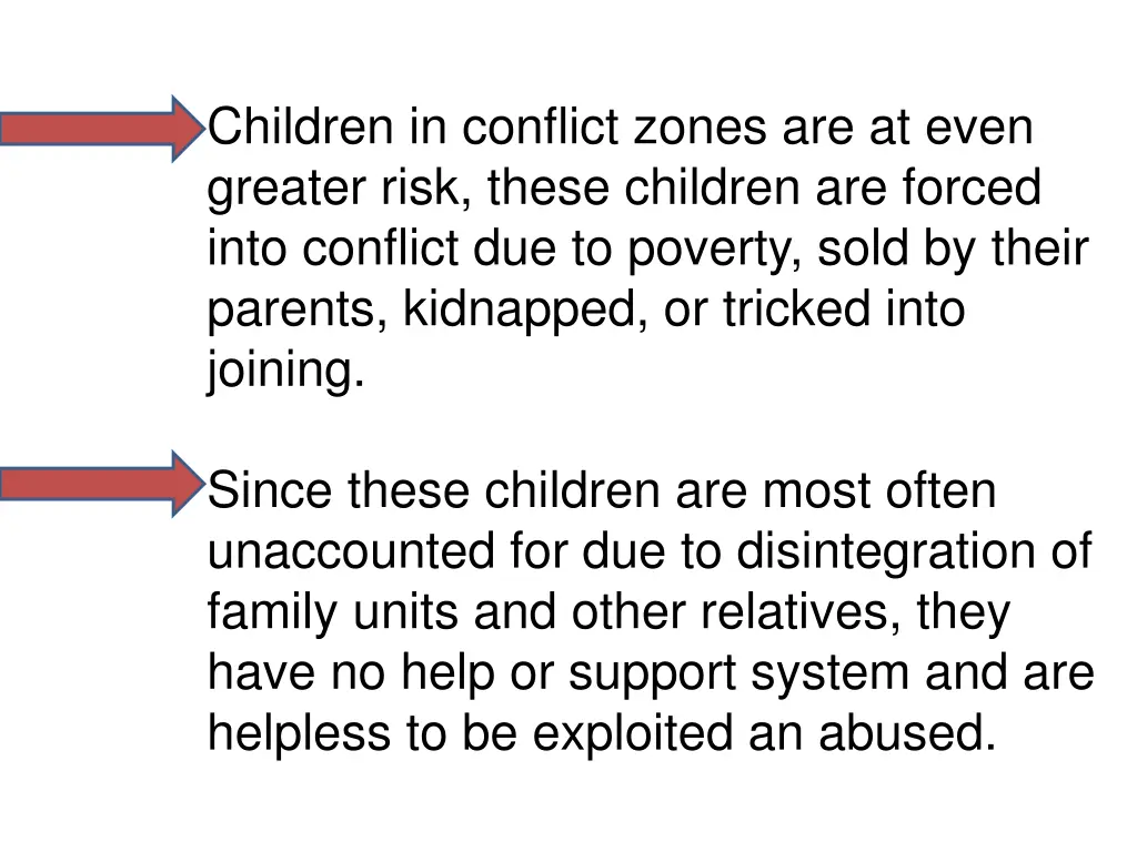 children in conflict zones are at even greater