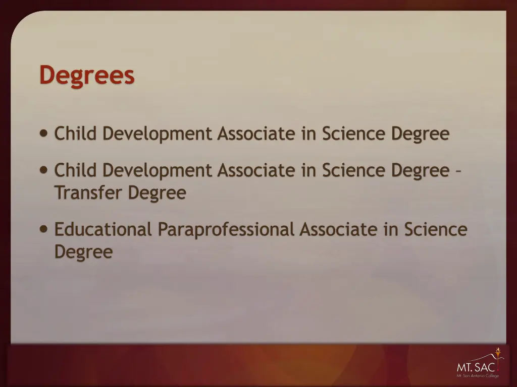 degrees