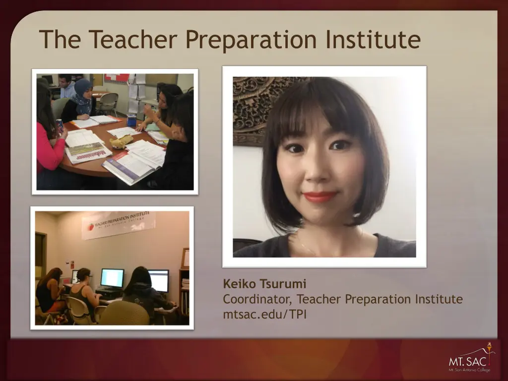 the teacher preparation institute