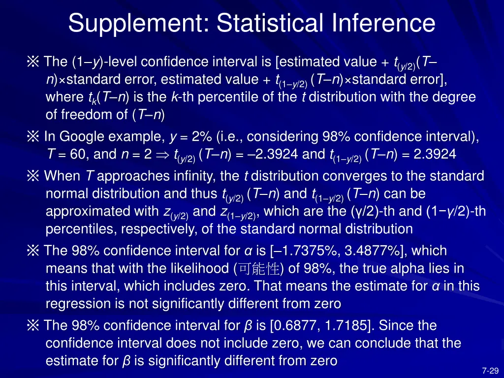 supplement statistical inference 1