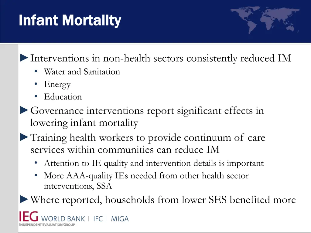 infant mortality infant mortality