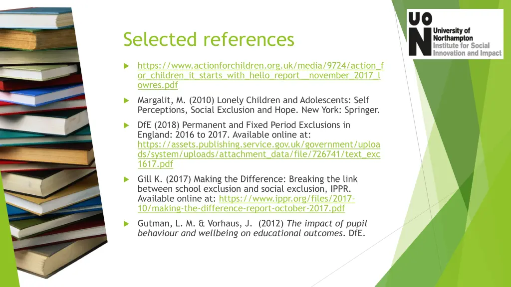 selected references