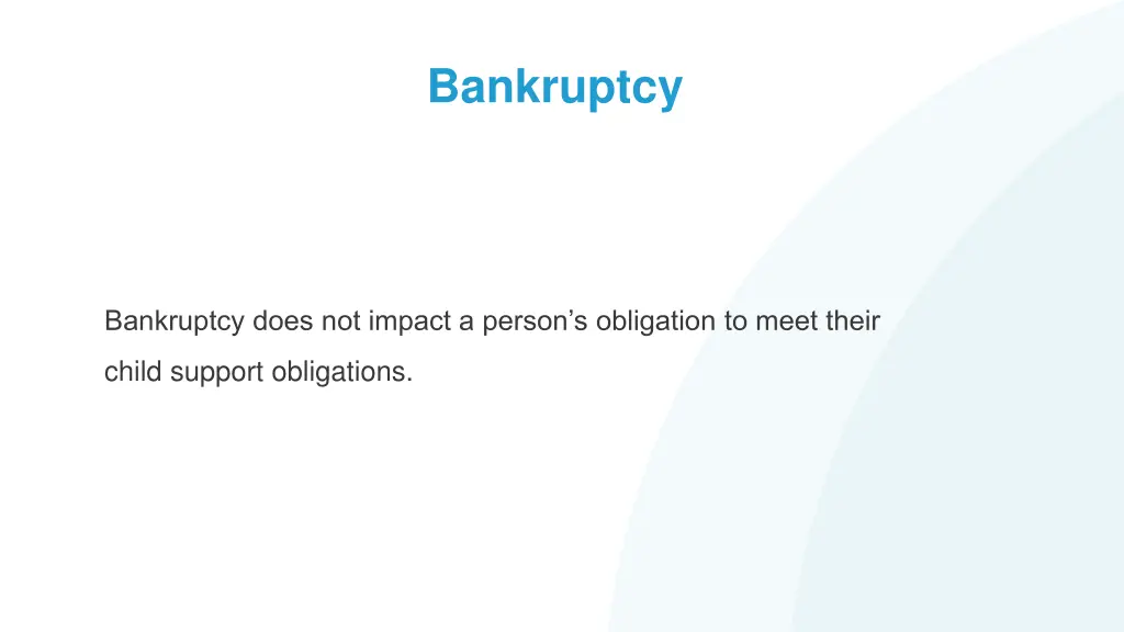 bankruptcy