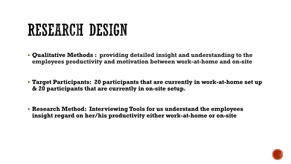 research design