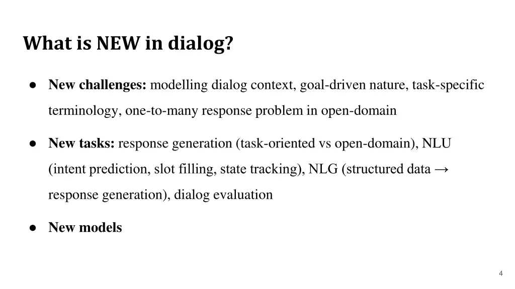 what is new in dialog 1