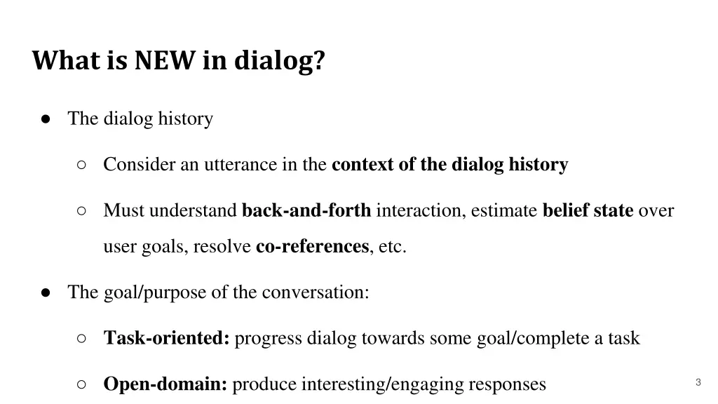 what is new in dialog