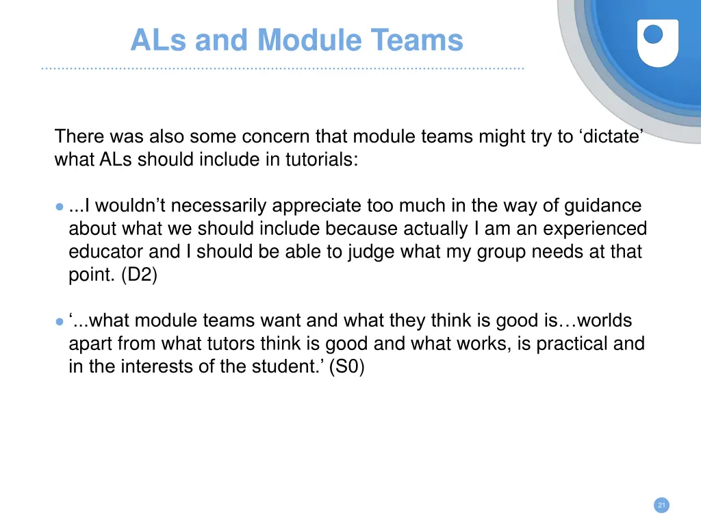 als and module teams 1