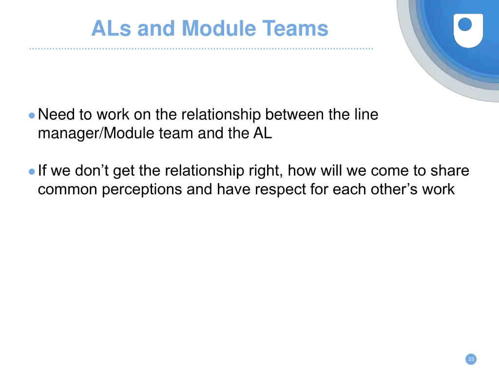 als and module teams 3