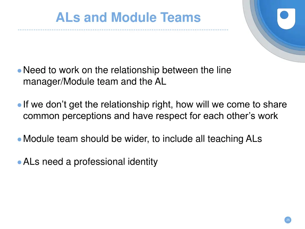 als and module teams 5