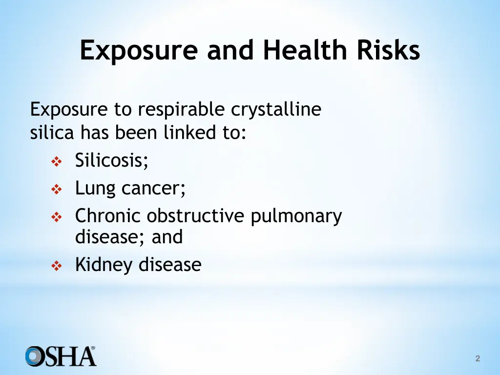 exposure and health risks