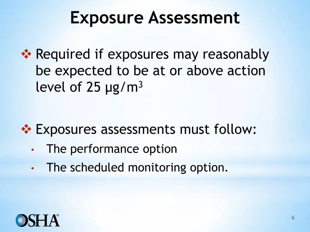 exposure assessment