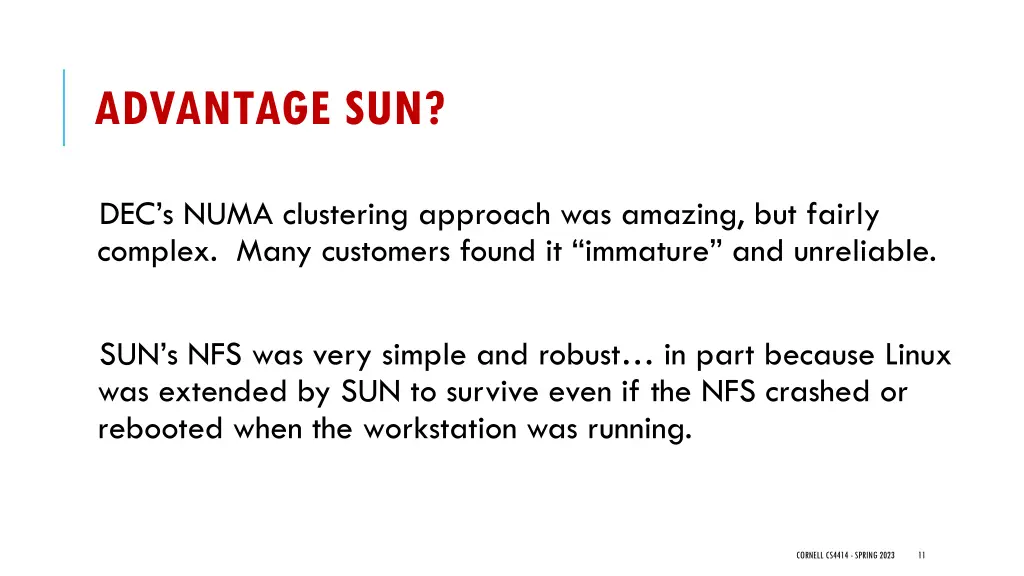 advantage sun