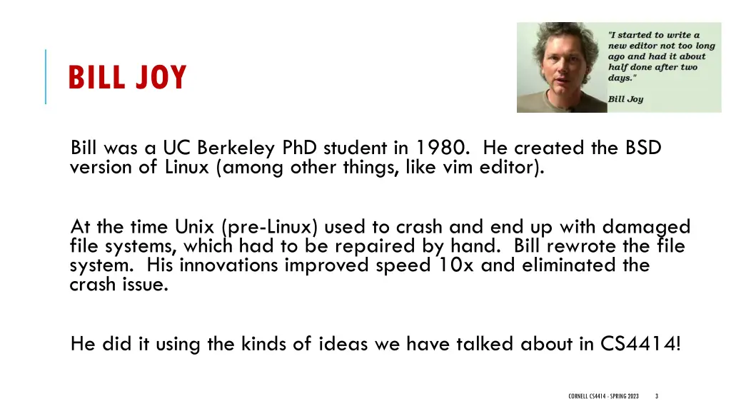 bill joy