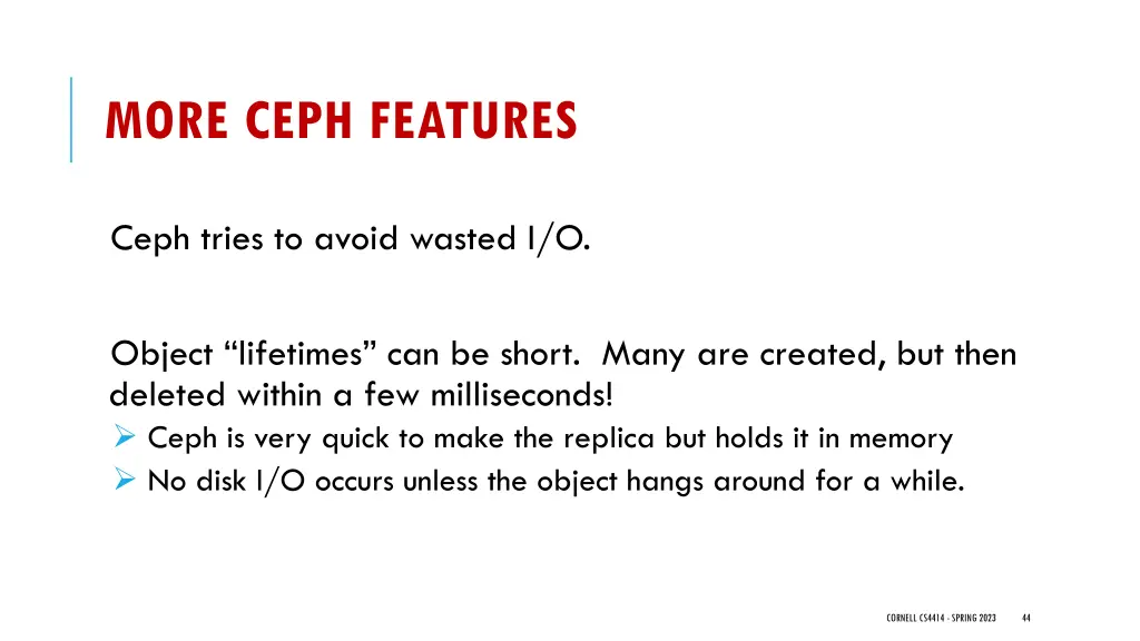 more ceph features 1