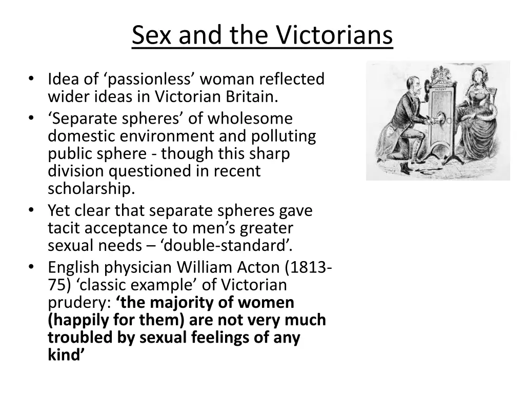 sex and the victorians