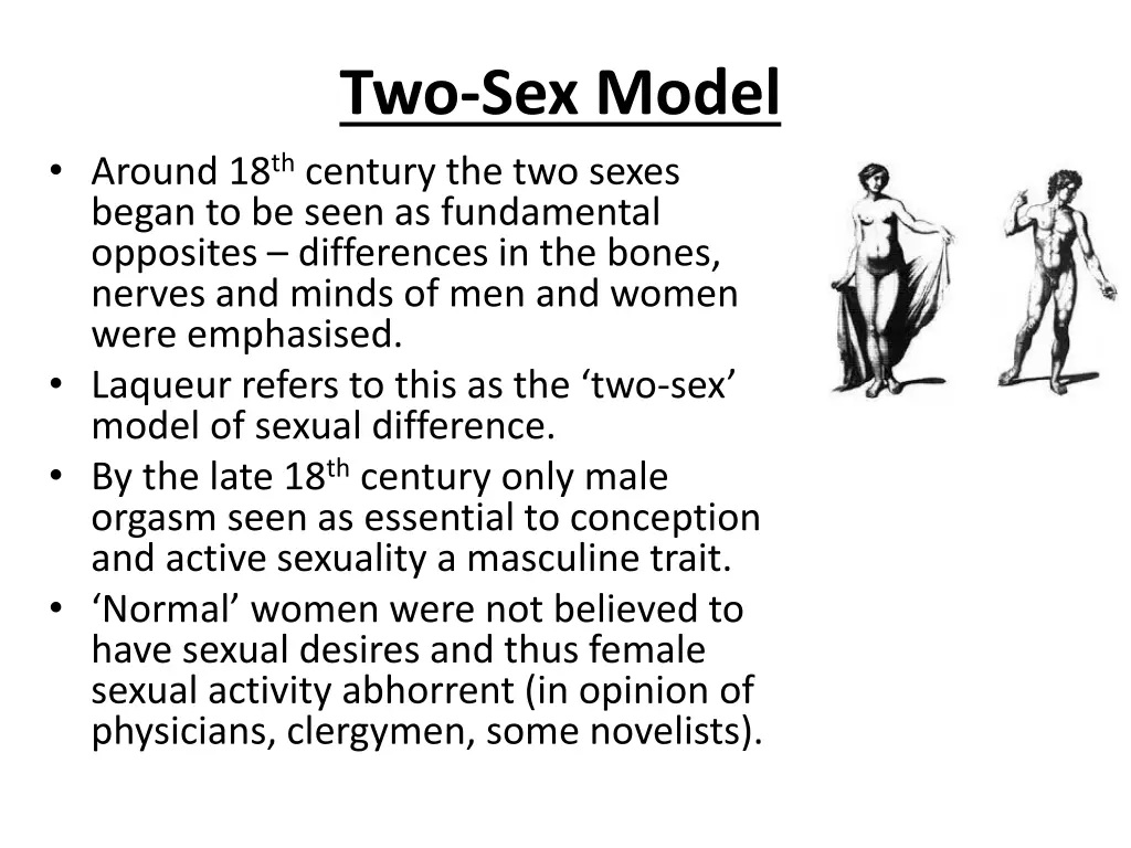 two sex model