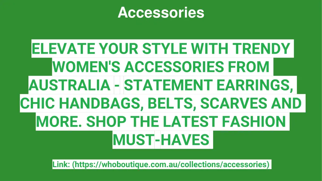 accessories