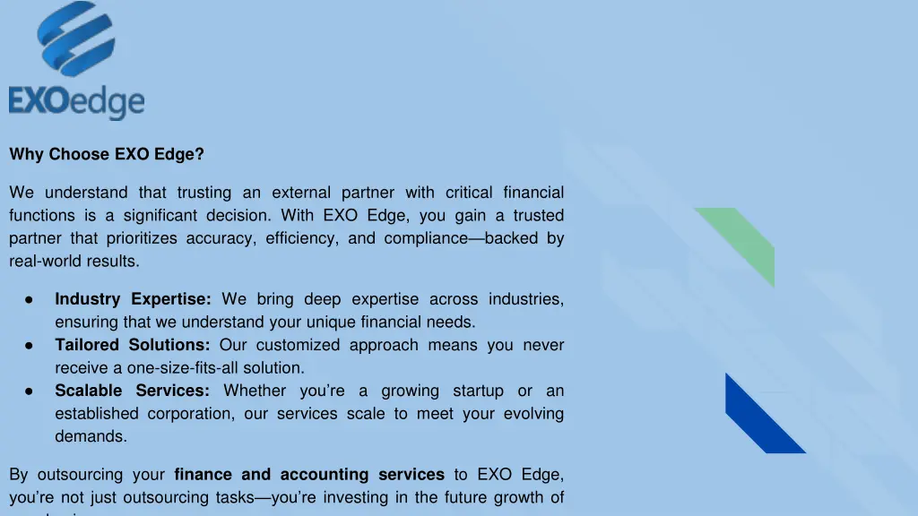 why choose exo edge