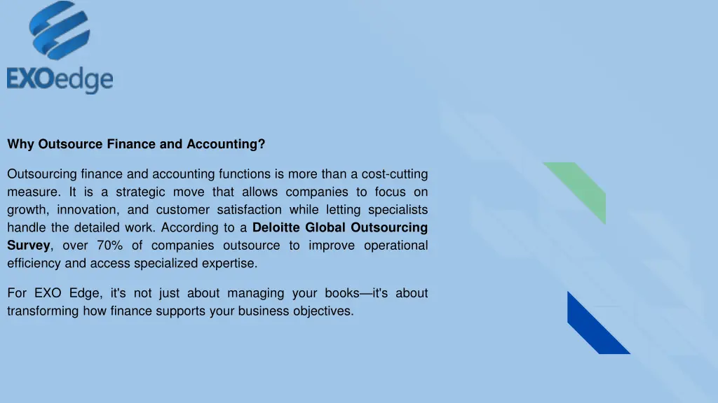 why outsource finance and accounting