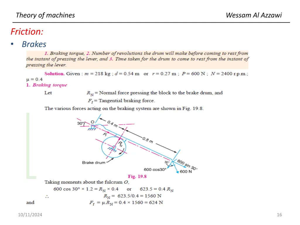 theory of machines 15