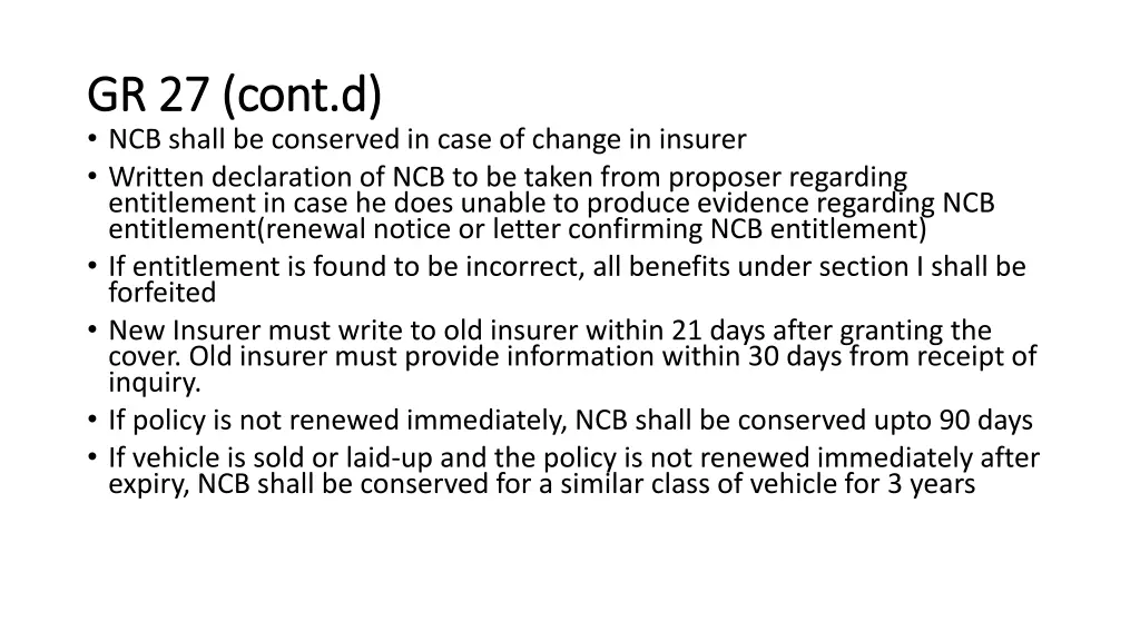 gr 27 cont d gr 27 cont d ncb shall be conserved