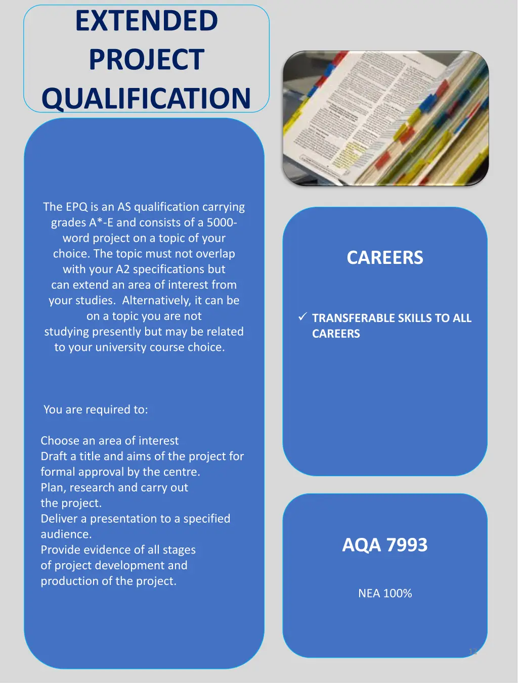 extended project qualification