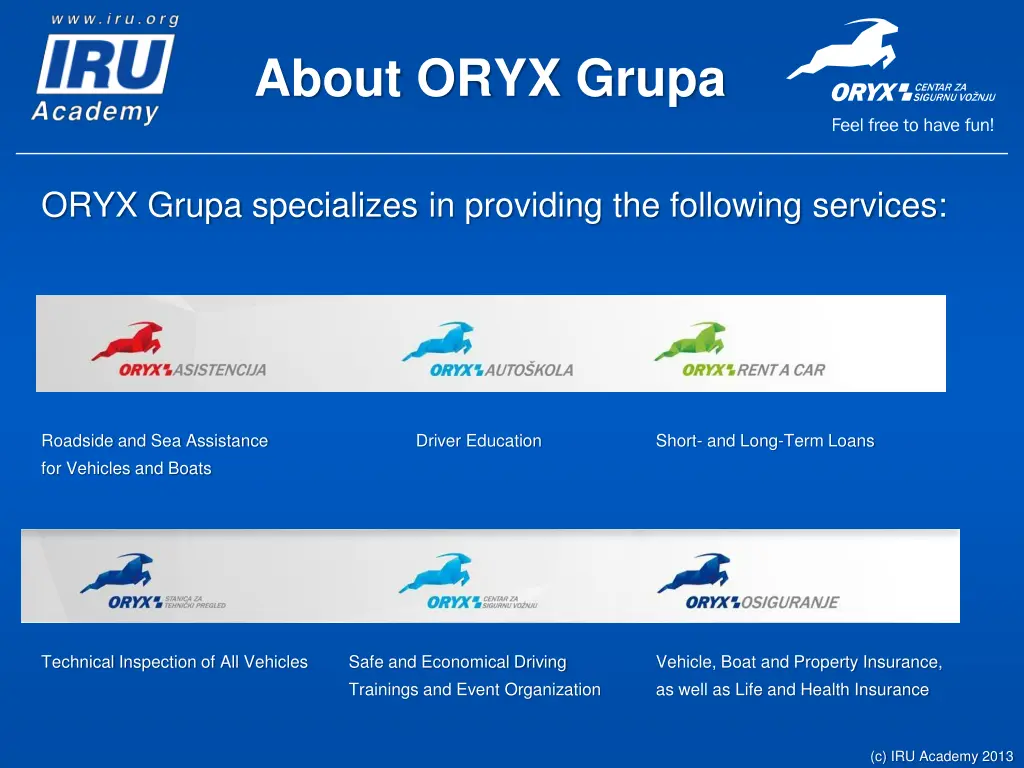 about oryx grupa