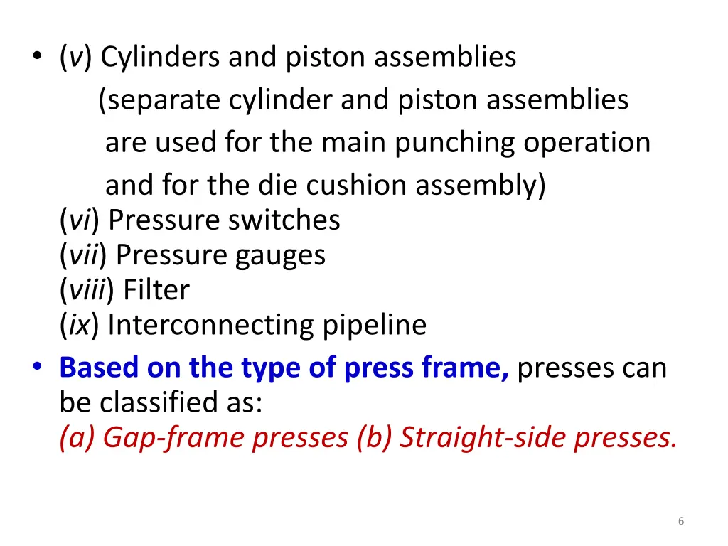 v cylinders and piston assemblies separate