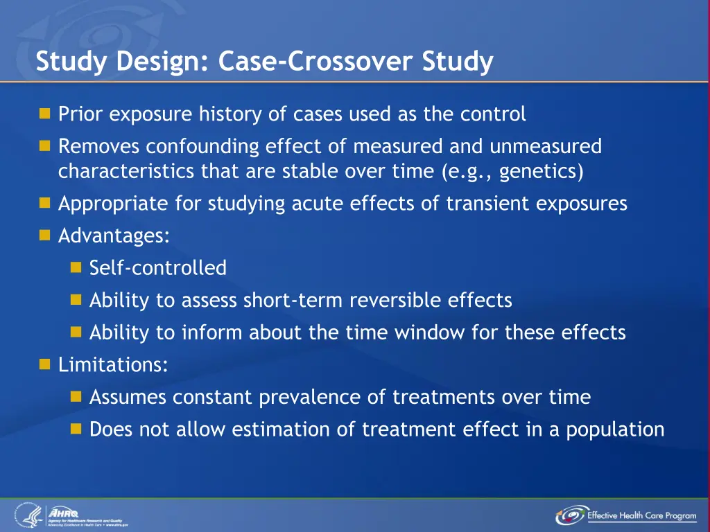 study design case crossover study