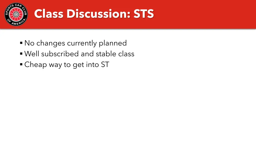 class discussion sts