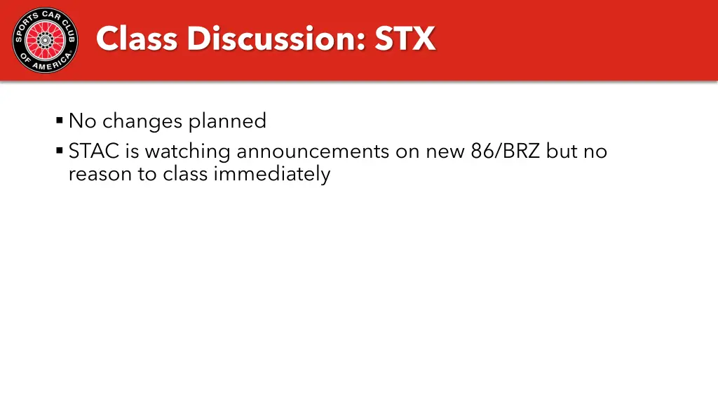 class discussion stx