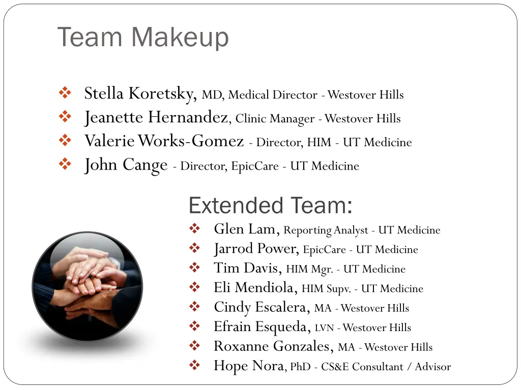 team makeup