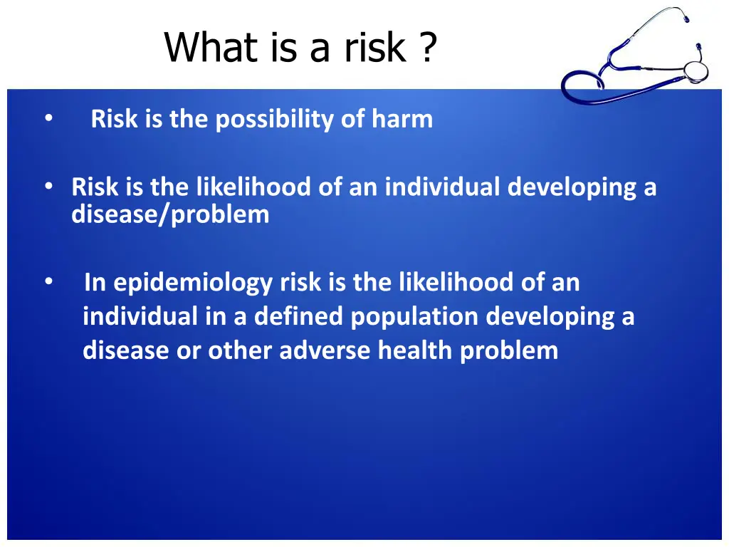 what is a risk