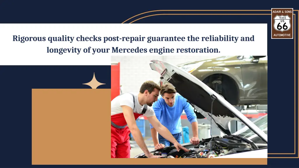 rigorous quality checks post repair guarantee