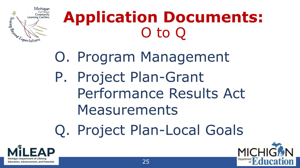 application documents o to q