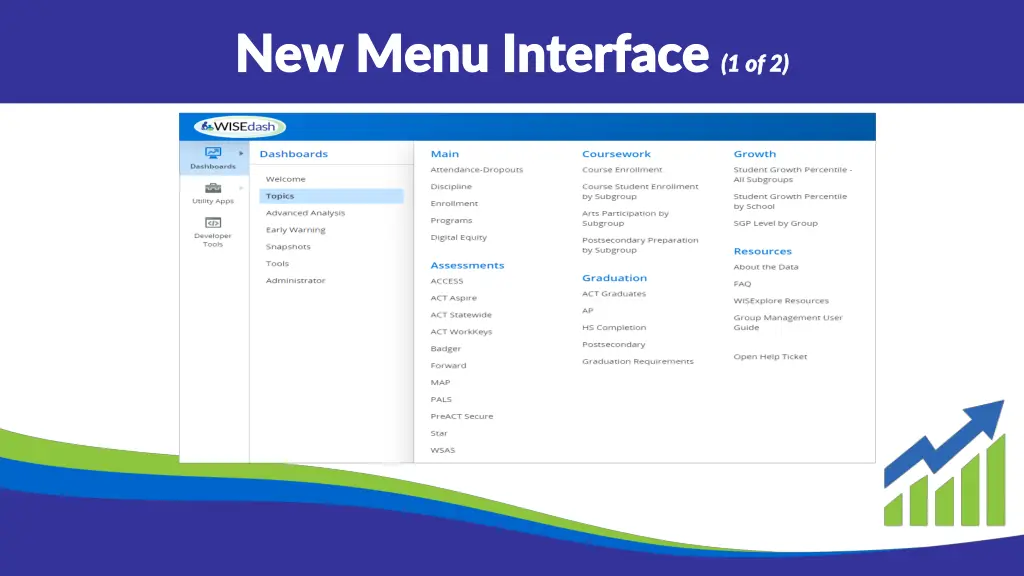 new menu interface new menu interface 1 of 2