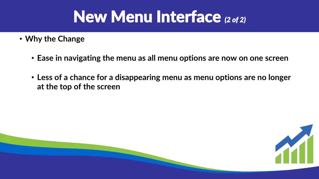 new menu interface new menu interface 2 of 2