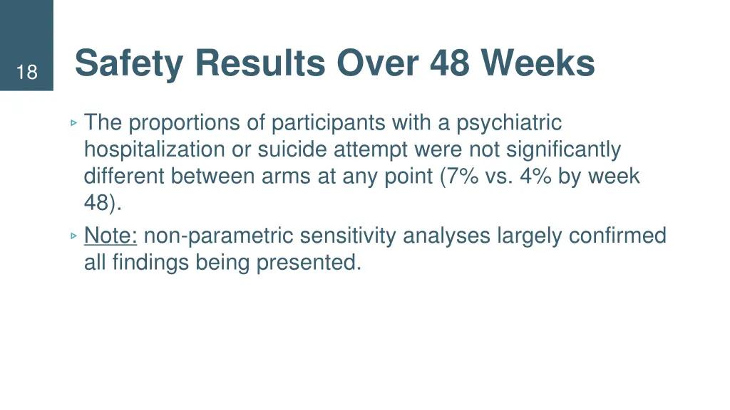 safety results over 48 weeks