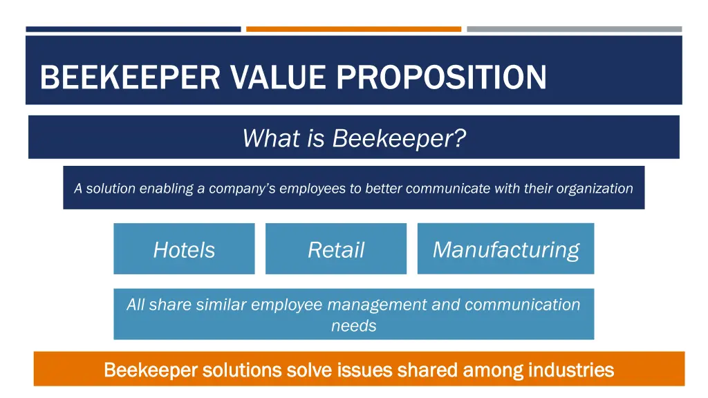 beekeeper value proposition