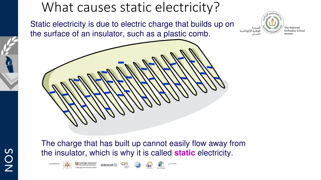 what causes static electricity