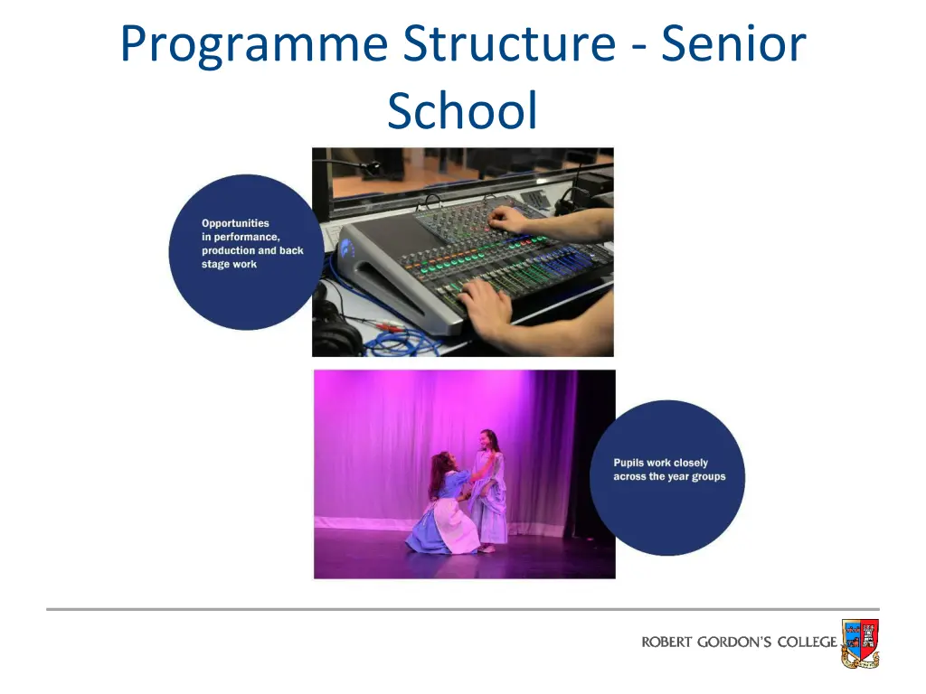 programme structure senior school 2